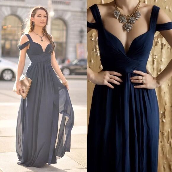 bariano Dresses & Skirts - Blue Formal Maxi Dress